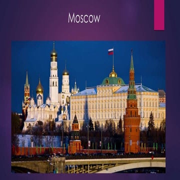 Moscow web project | PPTX