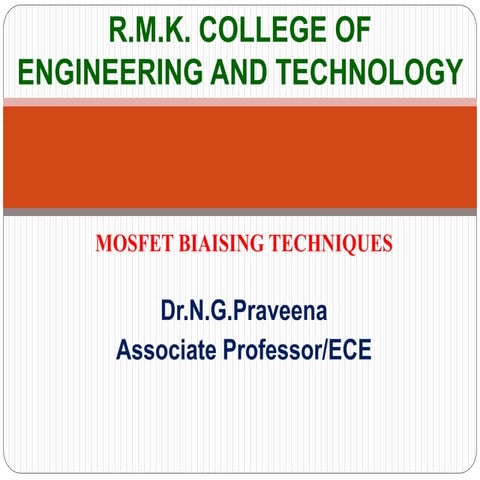 Mosfet baising