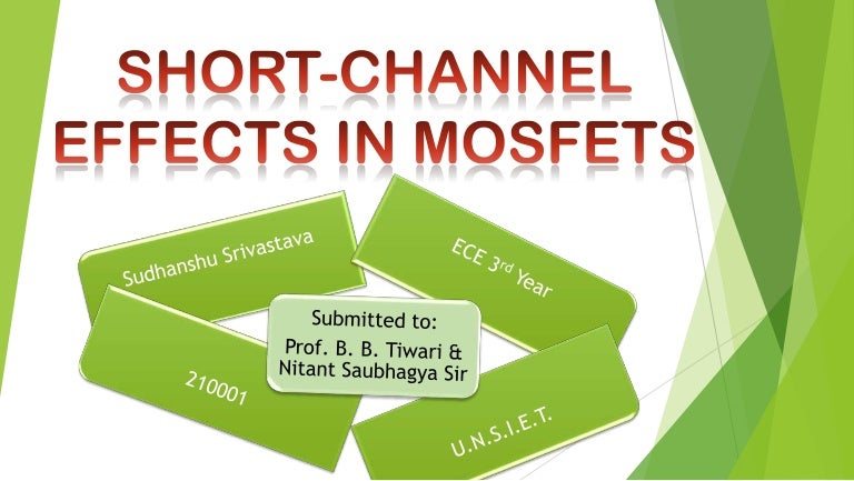 Short Channel Effect In MOSFET