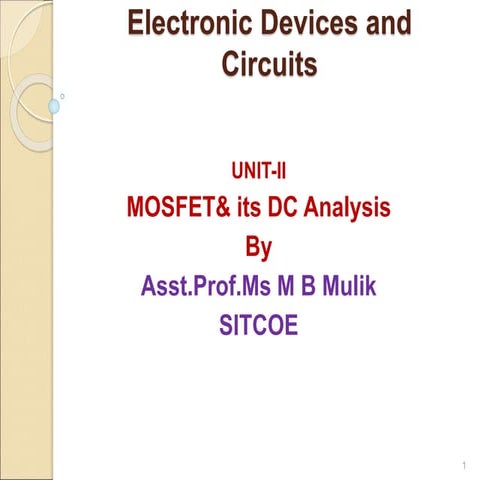 Mosfet unit 2