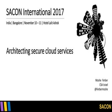 Architect secure cloud services.