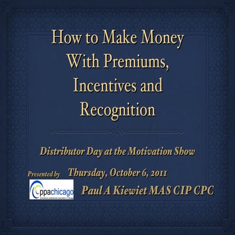 Sales Incentive program examples | PPT