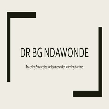 Mospnb lecture learning barriers