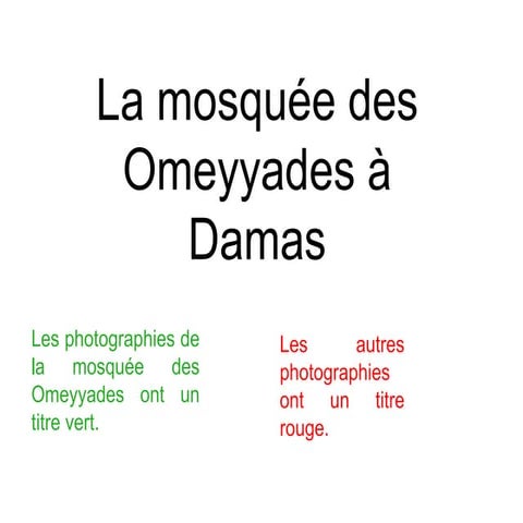 Mosquée Damas