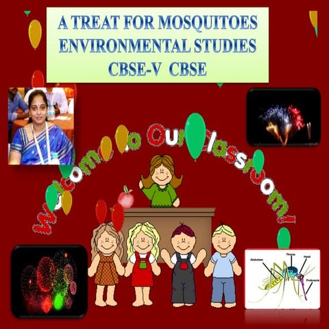 A TREAT FOR MOSQUITOES ENVIRONMENTAL STUDIES CBSE-V