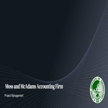 Moss &amp; mc adams case analysis
