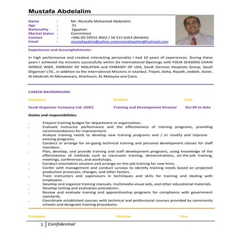 Mostafa Mohamed Abdul Alim Cv | DOCX