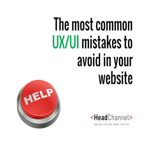 Most common ux mistakes to avoid on your website