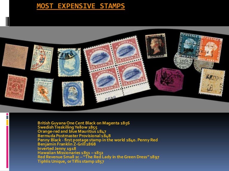 Most expensive stamps