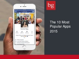 The 10 Most Popular Apps  2015