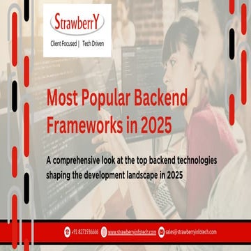 Most Popular Backend Frameworks in 2025. | PDF