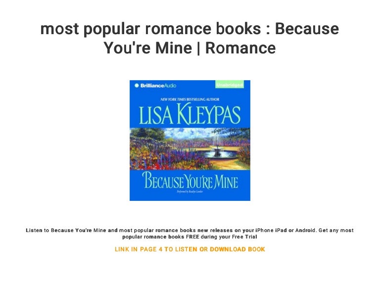 Most Popular Romance Books Because You re Mine Romance