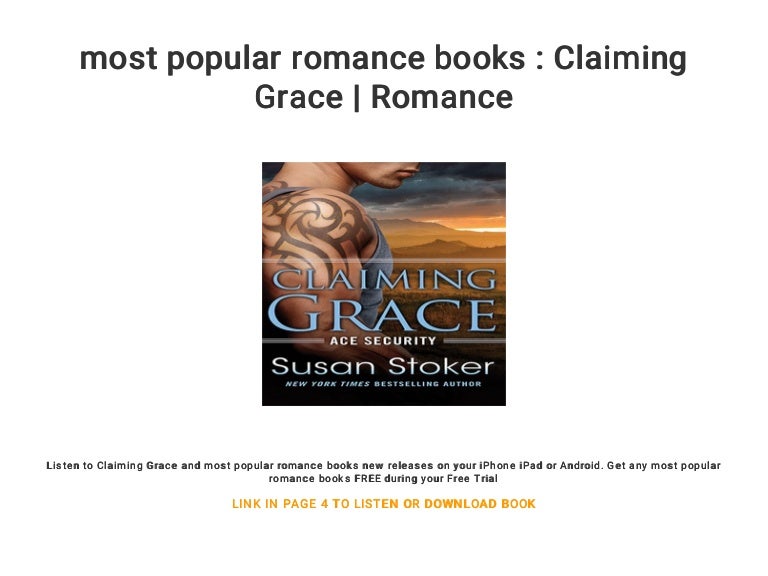 Most Popular Romance Books Claiming Grace Romance