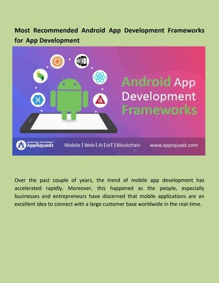Mobile Application Development Using Java | PPT