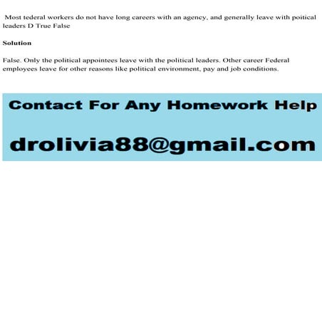 Most tederal workers do not have long careers with an agency, and g.pdf