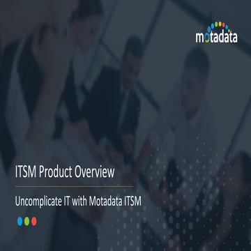 Solusi Helpdesk ITSM dengan Motadata ITSM