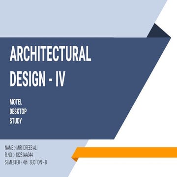 Motel desktop study | PPT