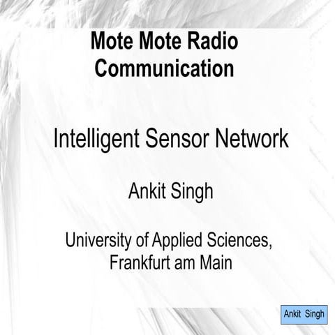 Mote Mote Radio Communication