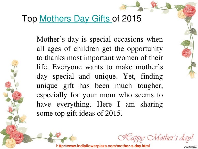 top mothers day gift