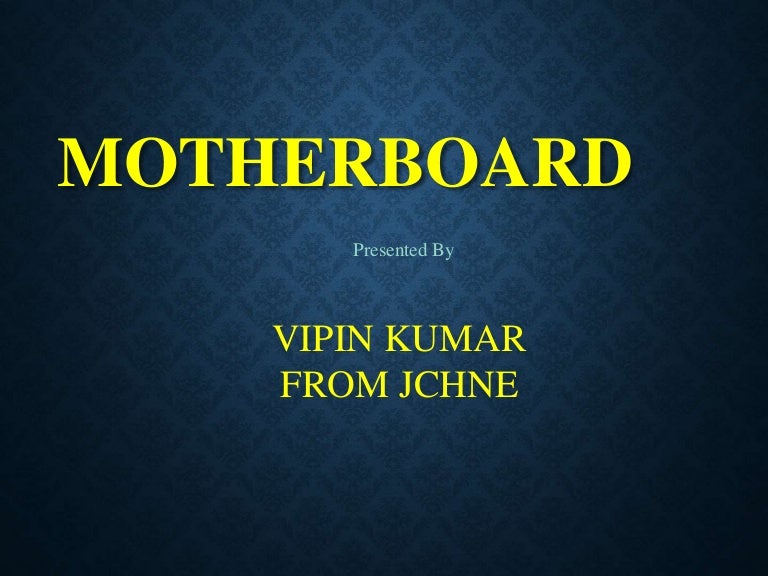 motherboard-ppt