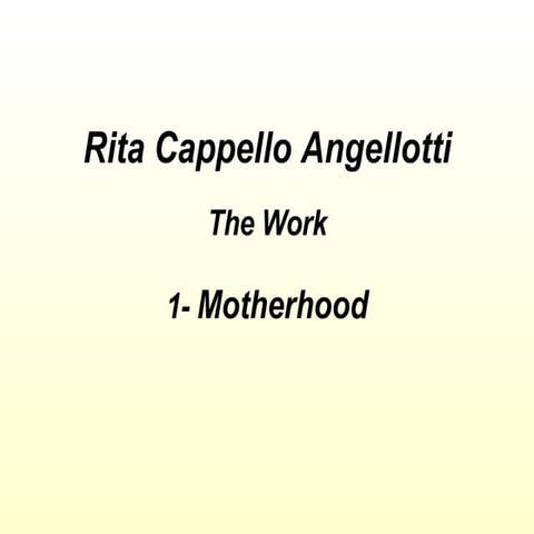 Motherhood Ppt