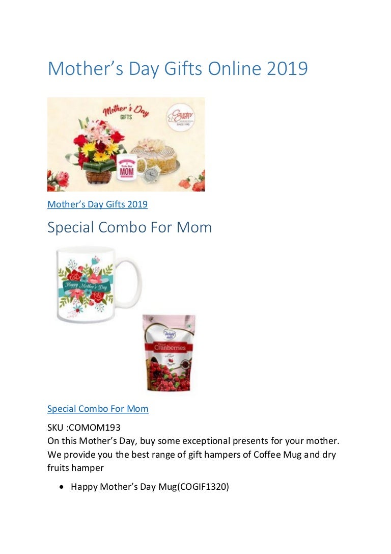 mothers day presents online