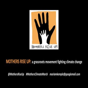 Mothers Rise Up: a grassroots movement fighting climate change