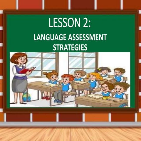 Language Assessment Strategies(lesson 2)