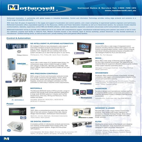 Motherwell Short Form Catalogue