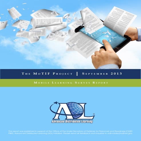 Mobile Learning Survey Report