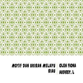 Motif & Ukiran Melayu Riau