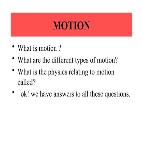 Motion Study Motion Study Motion Study Motion Study
