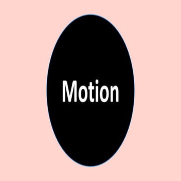 Motion  part -1