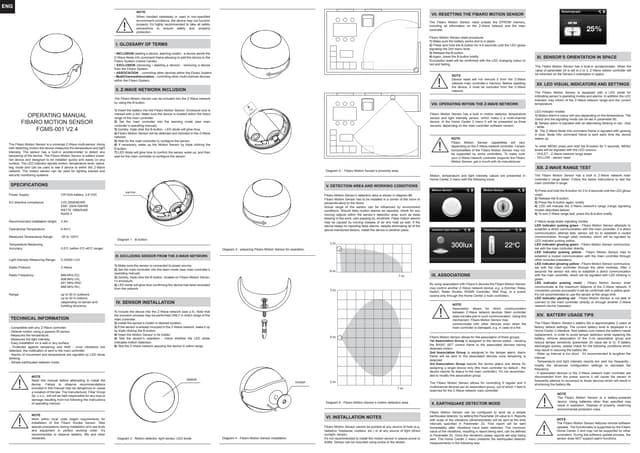 Fibaro Motion Multisensor Manual