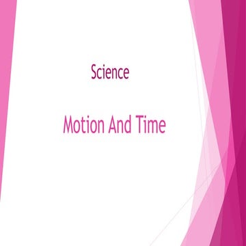 Motion And Time best notes for jee and neet by pw.pptx