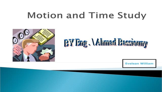 Time and motion study | PPT
