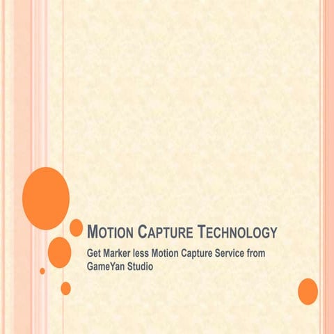 Motion Capture Technology