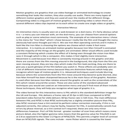 Motion graphics article