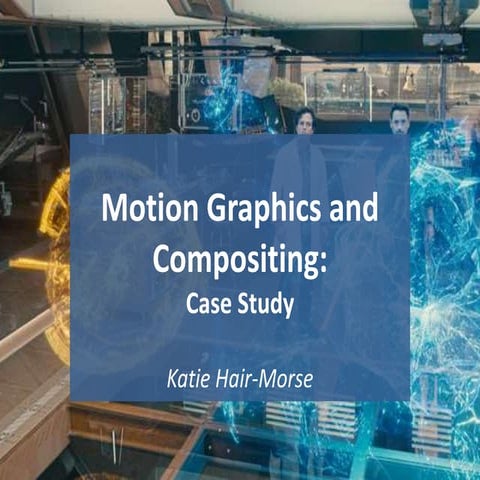 Motion graphics Case study 