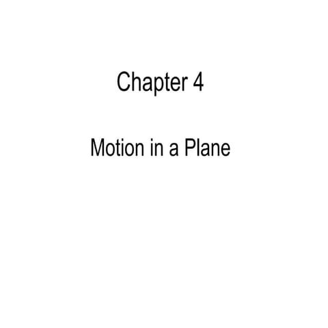 motion in a plane ppt on how to teach 2d