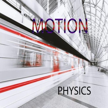 Motion in one dimension| Physics for High School.pptx