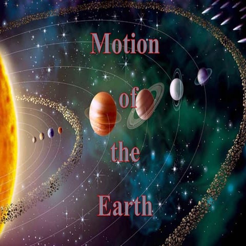 Motion of the earth