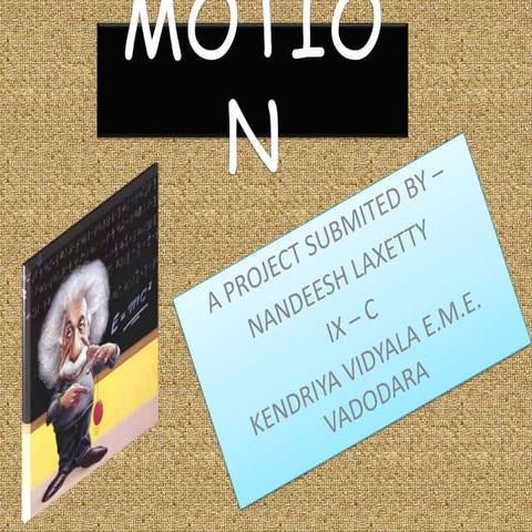 Motion ( physics   i term )