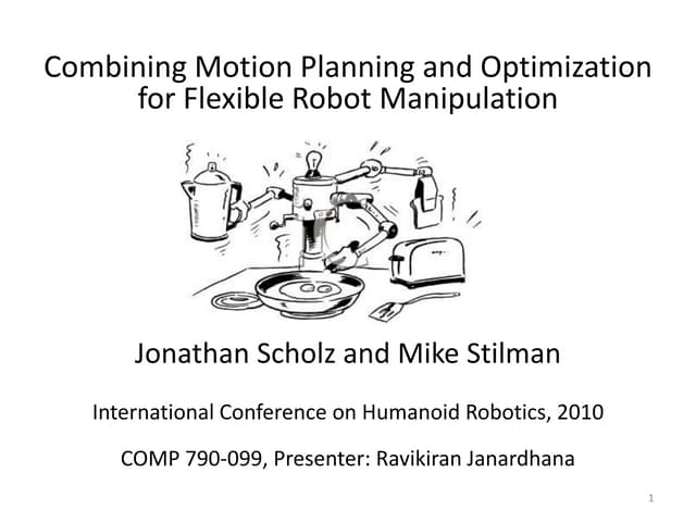 COMP 775 Motion planning paper presentation 