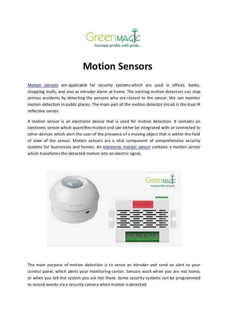Motion Detector Circuit