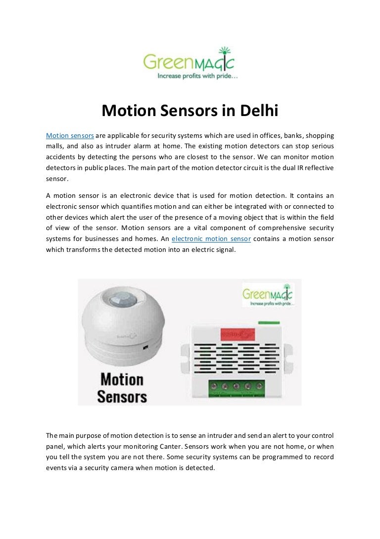 Motion Detector Circuit