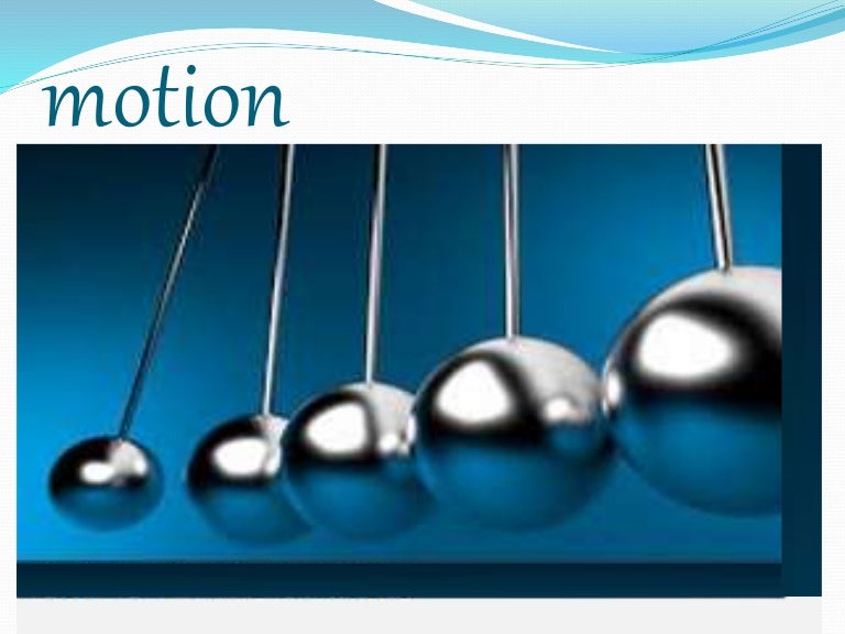 Motion, speed and velocity