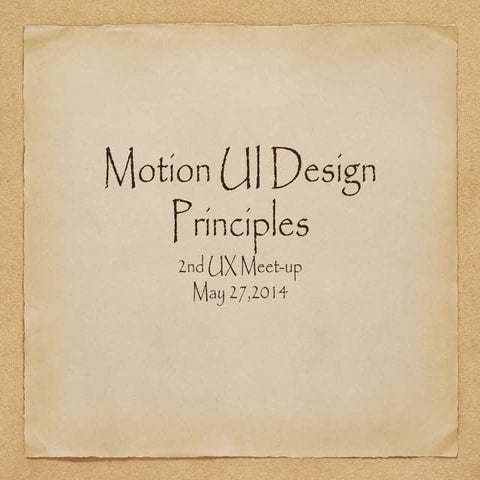 Motion UI Principles 