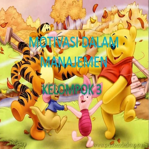 Motivasi dalam manajemen