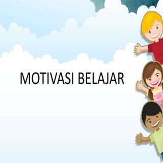 Motivasi Belajar Ppt